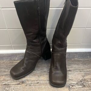 Elegant Brown Leather Boots